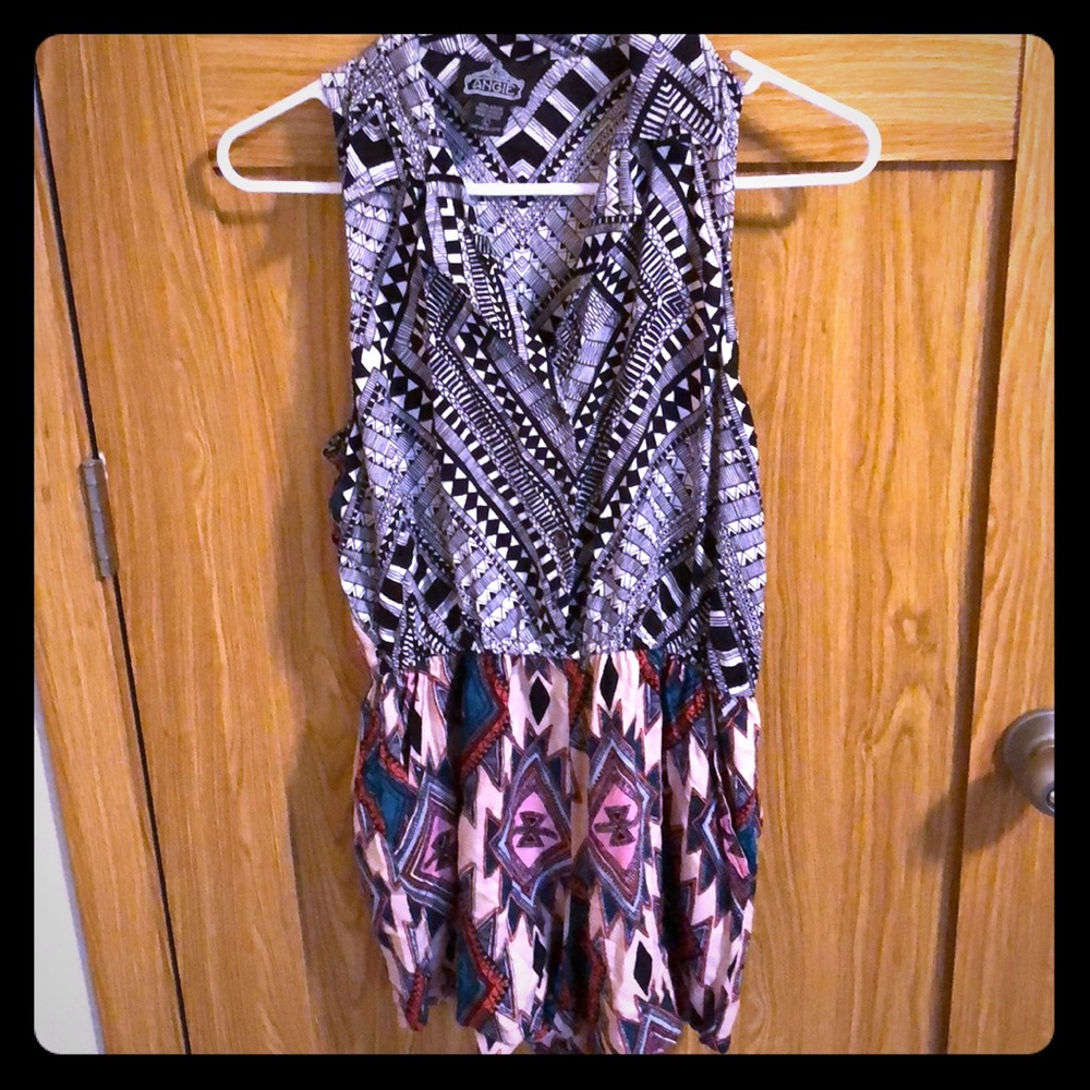 Size L Tribal print romper